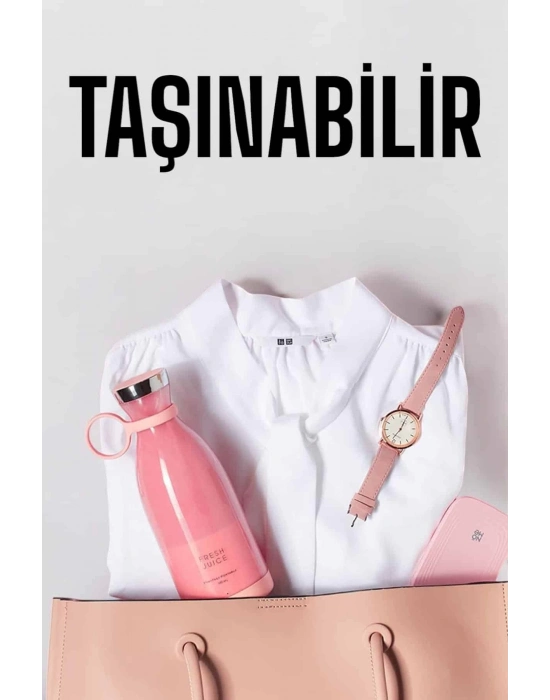 ® El Blender Bardak Blender Şarjlı Taşınabilir Meyve Sıkcağı Smoothie