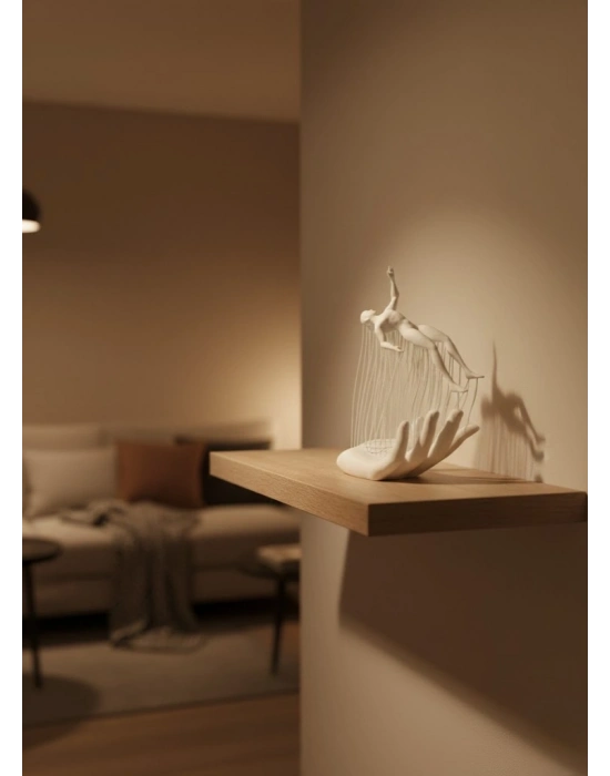 ® EL İNSAN FİGÜRÜ BEYAZ