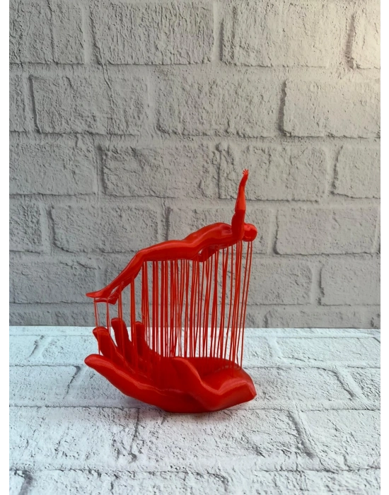 ® EL İNSAN FİGÜRÜ KIRMIZI