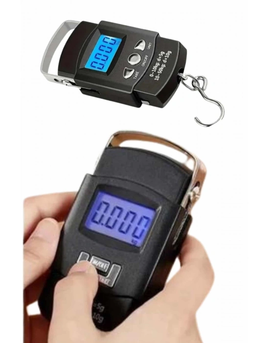 ® El Kantarı Dijital El Terazisi 50 Kg Kapasiteli LCD Ekranlı