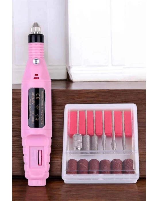 ® Elektrikli Manikür Pedikür Törpü Seti Protez Tırnak Nasır Temizleyici