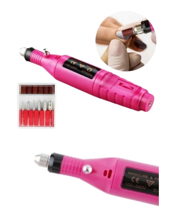 ® Elektrikli Profesyonel Manikür Pedikür Seti Değiştirilebilir Başlık Seçeneği