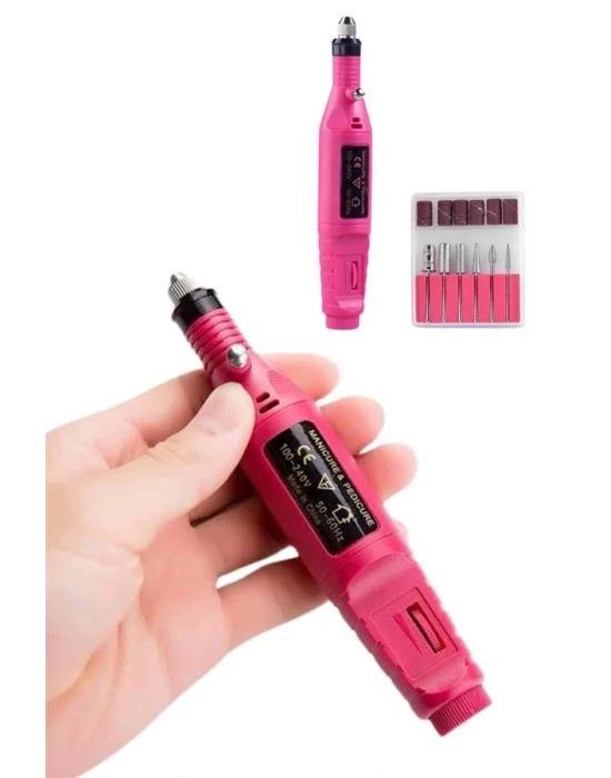 ® Elektrikli Profesyonel Manikür Pedikür Seti Değiştirilebilir Başlık Seçeneği