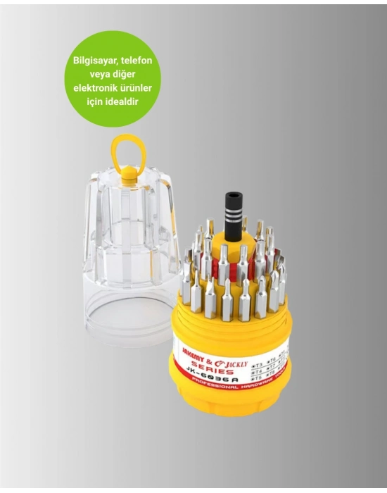 ® Elektronik Tamir Tornavida Seti Ateşe Dayanıklı ve Ergonomik