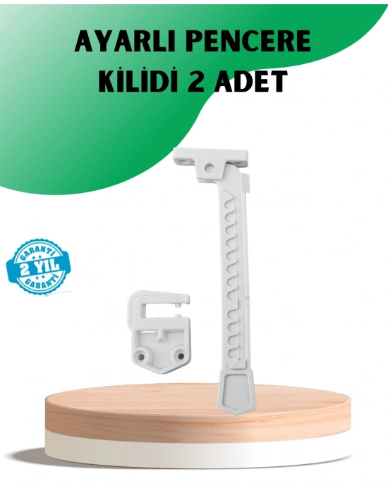 ® Emniyet Amaçlı Pencere Açılma Sınırlayıcı Aparat 2 Adet