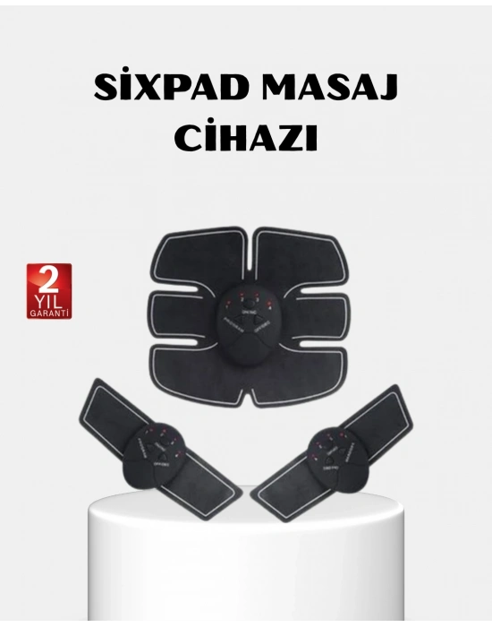 ® EMS Vücut Geliştirici Göbek ve Kol Pedli 6 Modlu Akıllı Kas Cihazı