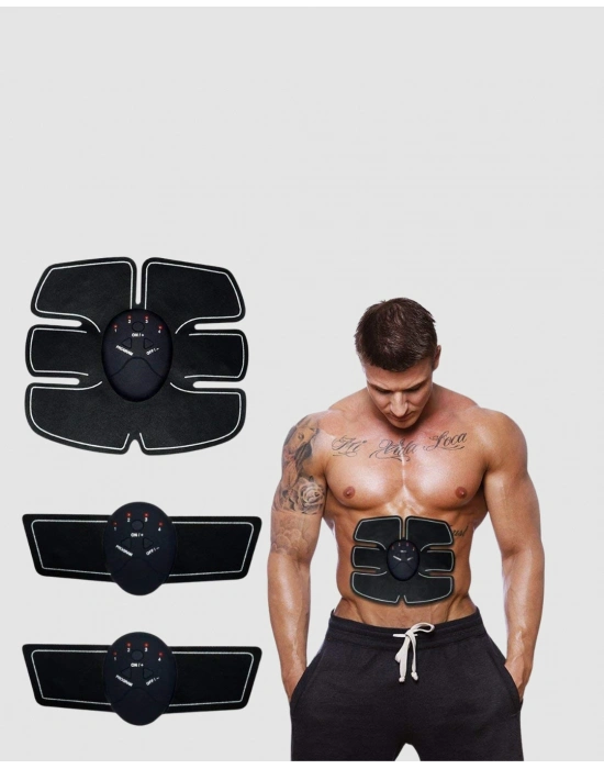 ® EMS Vücut Geliştirici Göbek ve Kol Pedli 6 Modlu Akıllı Kas Cihazı