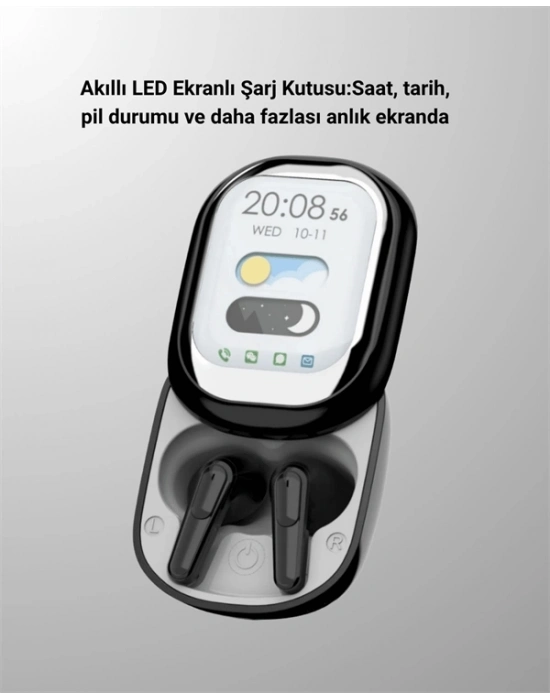 ® ENC Destekli Bluetooth 5.4 Kulaklık – EQ Ayarlı, Akıllı Kutulu