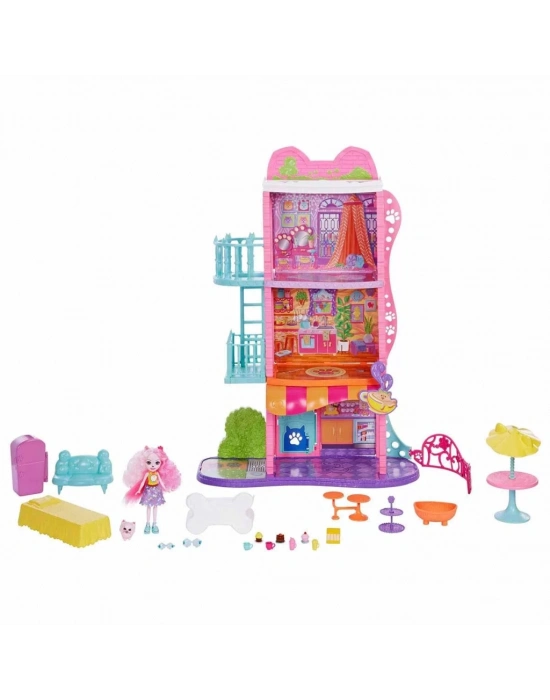 ® Enchantimals Şehir Evi ve Kafe Oyun Seti HHC18