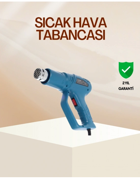 ® Endüstriyel 2000W Isı Tabancası Plastik Boru Lehim Boya Çıkarma