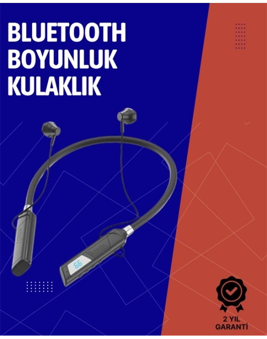 ® Ergonomik Tasarımlı Bluetooth Kulaklık – Gürültü Azaltmalı, Manyetik