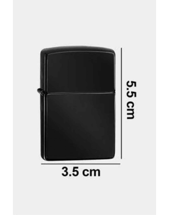 ® Erkeklere Özel Hediyelik Eşya Zippo Metalik Benzinli Çakmak Doldurulabilir