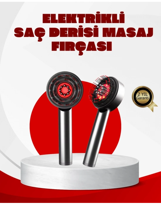 ® Esansiyel Yağ Hazneli LED Saç Bakım Masaj Tarağı