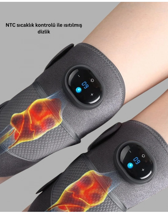 ® Ev Tipi Isı ve Titreşim Destekli Diz Masaj Aleti