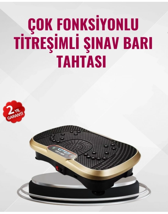 ® Ev Tipi Titreşimli Spor Aleti Yağ Yakım Destekli Tasarım