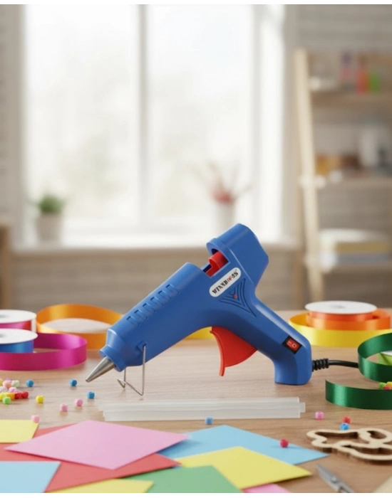 ® Ev ve Hobi İçin 60 W Silikon Tabancası 11 mm Uyumlu 5 Adet Hediye Silikon