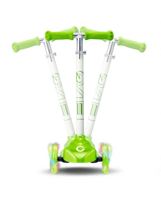® 3 Tekerlekli Moven Groove Işıklı Yeşil Scooter