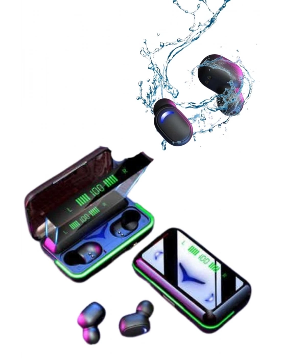 ® Extra Bass Kablosuz Kulaklık Işıklı Bluetooth Kulaklık Powerbank Özellikli