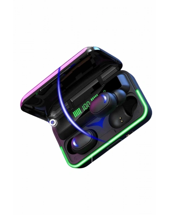 ® Extra Bass Kablosuz Kulaklık Işıklı Bluetooth Kulaklık Powerbank Özellikli