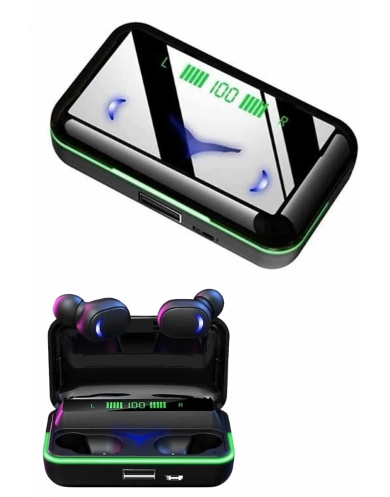 ® Extra Bass Kablosuz Kulaklık Işıklı Bluetooth Kulaklık Powerbank Özellikli