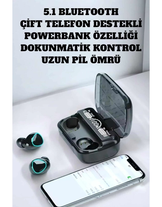 Extra Bass ve HD Ses ile Üstün Bluetooth 5.3 Kablosuz Kulaklık