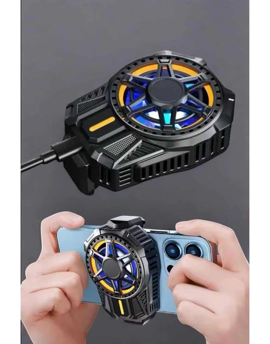 ® Fanlı Radyatör Soğutucu Telefon Soğutucu Tüm Telefonlara Uyumlu