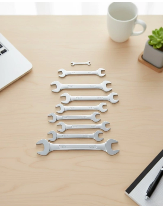 ® Farklı Ölçülerde Kombine Açık Ağız Anahtar Takımı