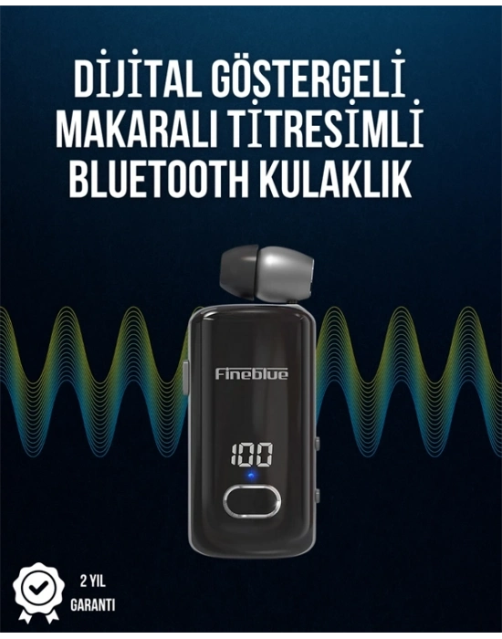 ® Fineblue F580 Bluetooth Kulaklık – İş, Oyun ve Spor İçin Gelişmiş Kablosuz Performans