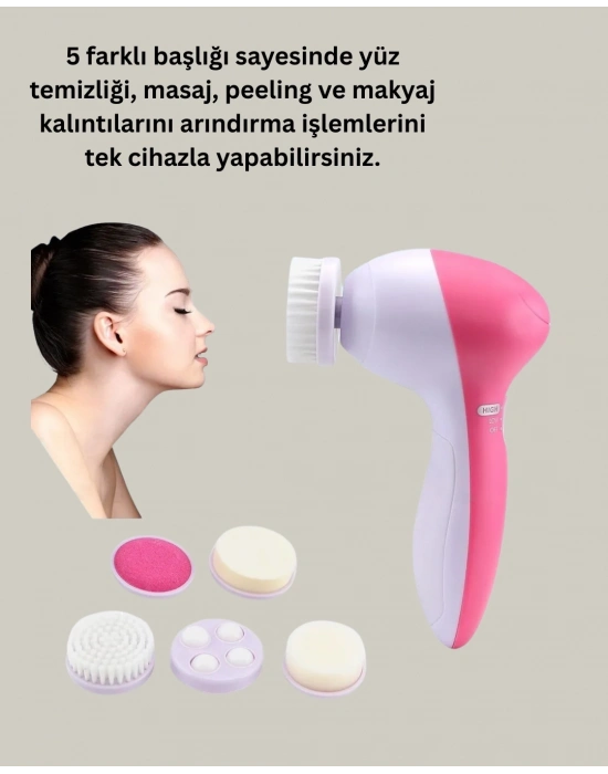 ® Fırçalı Yüz Temizleme ve Spa Masaj Cihazı