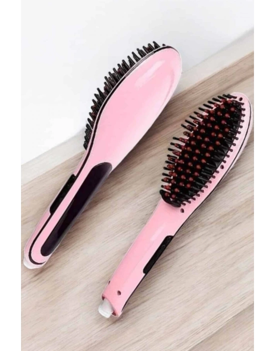 ® Fön Tarağı Saç Düzleştirici Sıkı Dişli Isı Ayarlı Elektriklenme Karşıtı