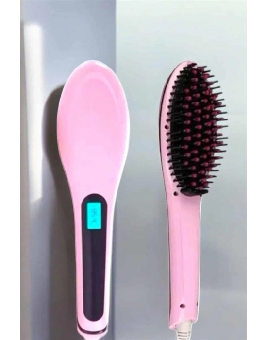 ® Fön Tarağı Saç Düzleştirici Sıkı Dişli Isı Ayarlı Elektriklenme Karşıtı