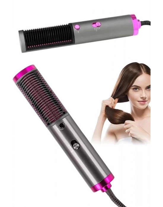 ® Fön Tarak Düzleştirici Seramik Kaplama Fön Makinesi Saç Kurutma