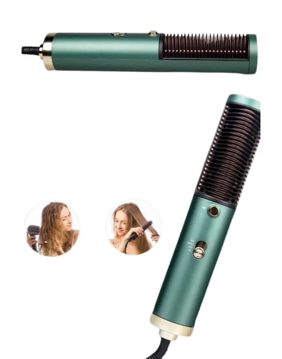 ® Fön Tarak Saç Düzleştirici Saç Kurutma Makinesi Sıcak Hava Fırçası