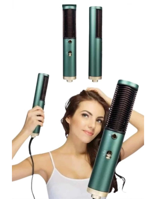 ® Fön Tarak Saç Düzleştirici Saç Kurutma Makinesi Sıcak Hava Fırçası