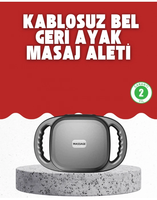 Fonksiyonlu Şarjlı Masaj Aleti 6 Başlık 2000 mAh Ergonomik Gövde