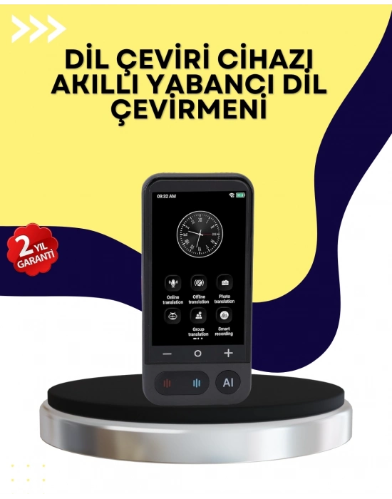 ® Fotoğraf Tanıma ve Konuşma Çevirili Akıllı Tercüman