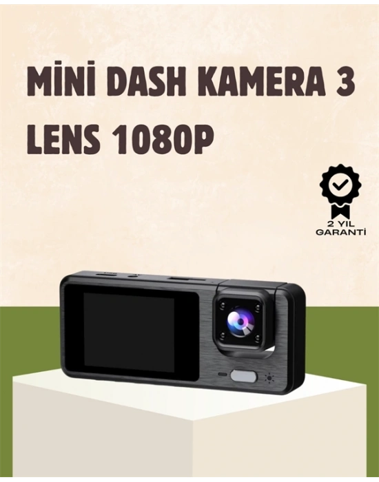 ® Full HD 3 Kanallı Araç Kamerası – Akıllı Çözümlerle Sürüş