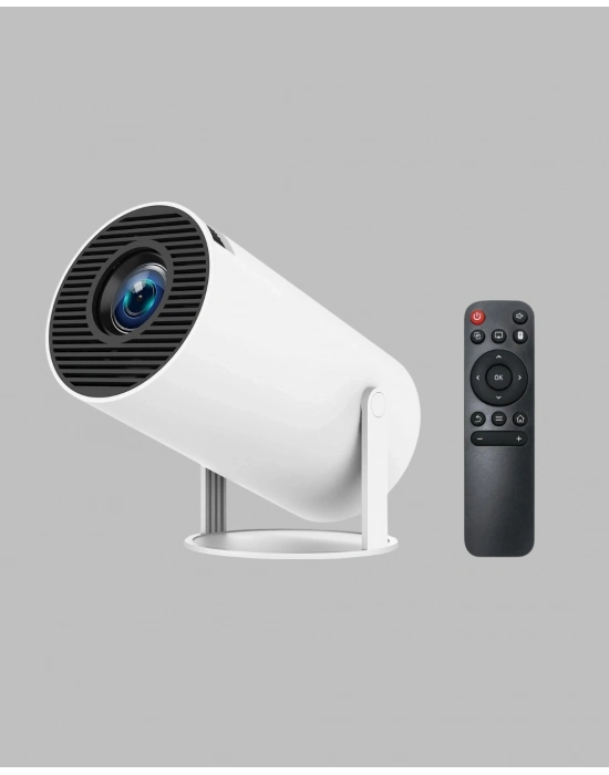 ® Full HD 4K Uyumlu Projeksiyon Cihazı 130 İnç Geniş Ekran Destekli