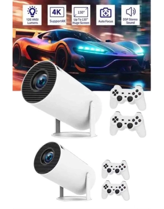 ® Full HD 8 GB Ayaklı Çift Kollu 4K Video Oyun Konsolu Taşınabilir