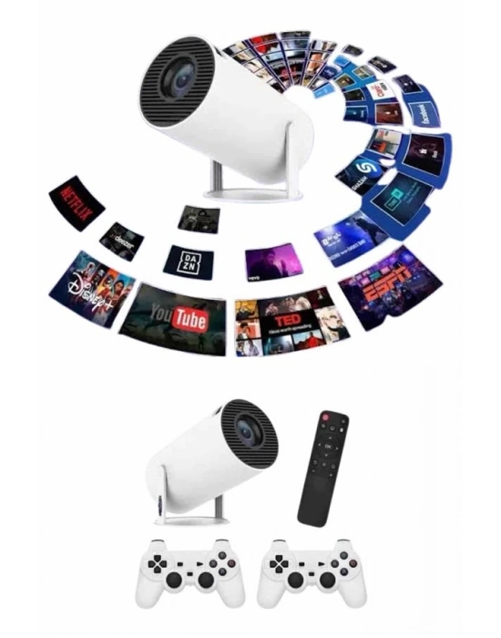 ® Full HD 8 GB Ayaklı Çift Kollu 4K Video Oyun Konsolu Taşınabilir