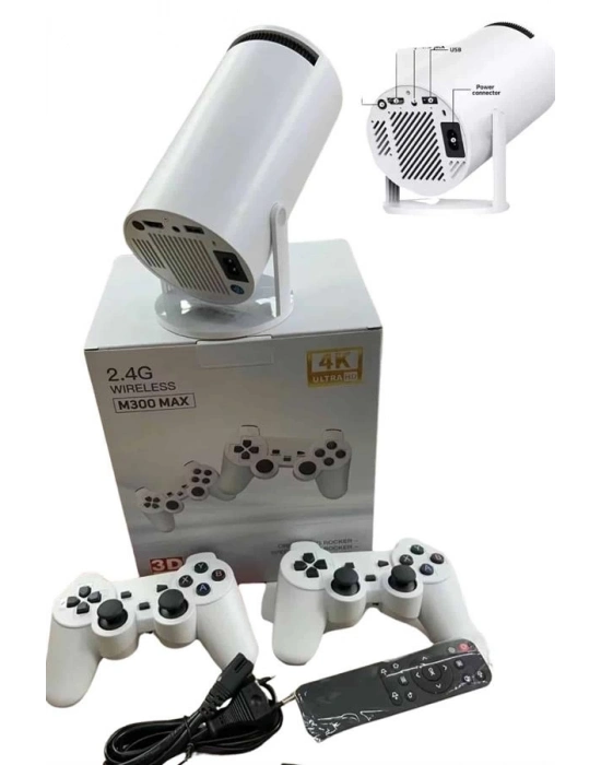 ® Full HD 8 GB Ayaklı Çift Kollu 4K Video Oyun Konsolu Taşınabilir