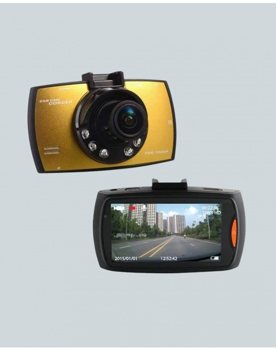 ® Full HD Araç Kamerası G Sensor Gece Görüşlü Dash Cam