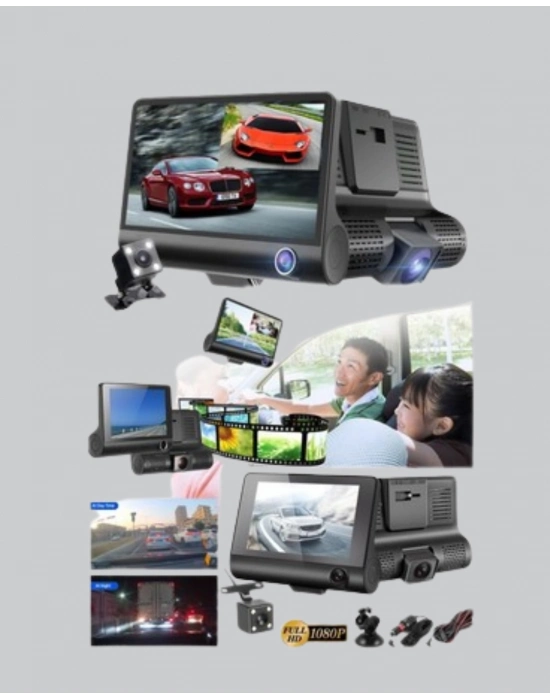 ® G-Sensör, Park Modu ve Döngüsel Kayıt Destekli Araç DVR