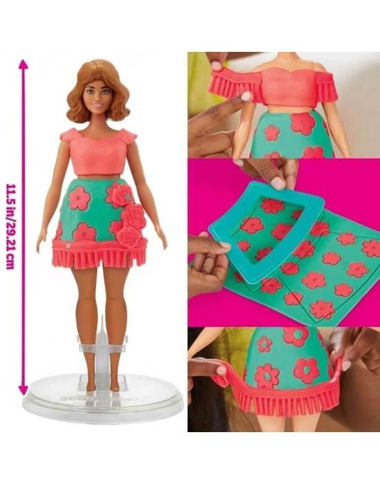 ® G1360 Çiçek Desenleri ve Püsküller Hamur Oyun Seti +3 yaş