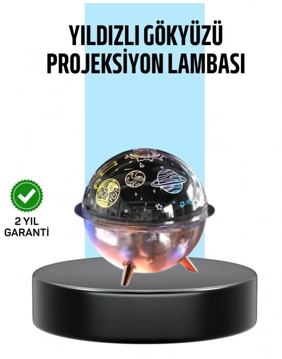 ® Galaksi ve Yıldız Efektli Nemlendirici Işık Projektörü