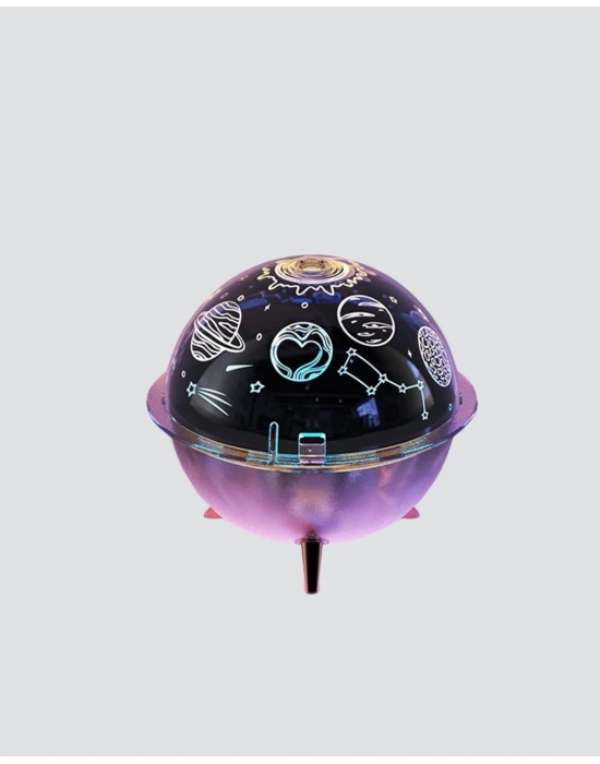 ® Galaksi ve Yıldız Efektli Nemlendirici Işık Projektörü