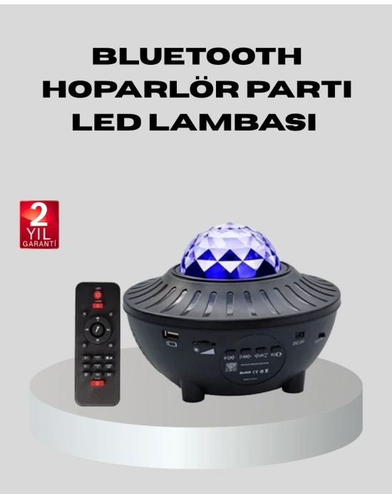 ® Galaxy Yıldız Projektör Çok Renkli Ayarlı Parlaklık Uzay Atmosfer Işığı