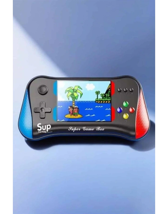 ® Gamepad Joystick 500 Oyunlu Retro Oyun Konsolu Tv Bağlantı Özellikli 2 Kişilik Destekli