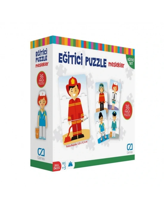 ® Games Eğitici Puzzle Meslekler 36 Parça 5030