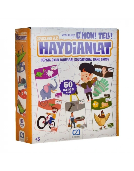 ® Games Haydi Anlat Eğitici Oyun Kartları 60 Kart 5080